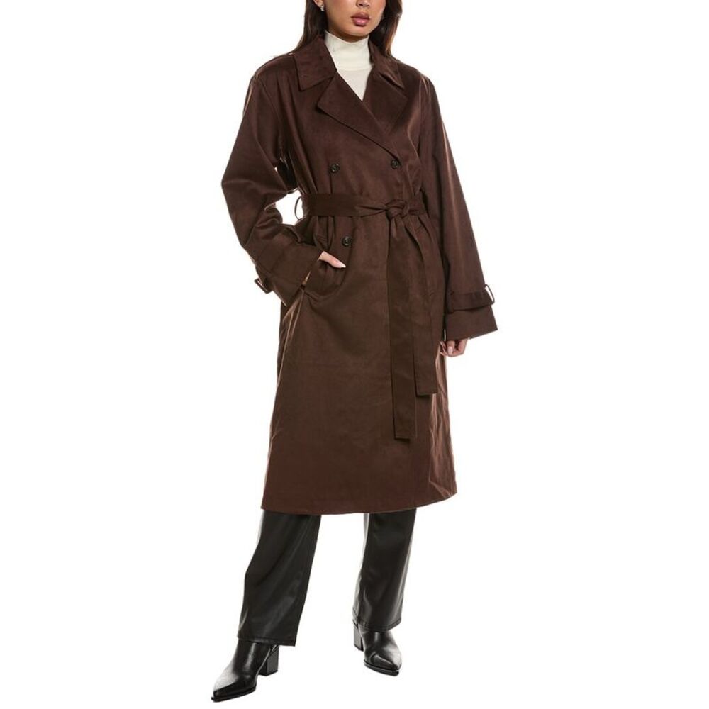 Lamarque Womens  Trench Coat, Brown